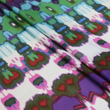 100 см* 135 см мягкий хлопок шелк платье ткань Геометрический Пэчворк