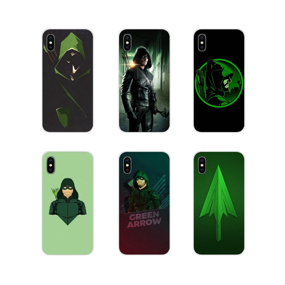 Аксессуары чехлы для телефонов серии Green Arrow Для Huawei Honor 4C 5C 6X 7 7A 7C 8 9 10 8C 8S 8X 9X 10I 20 Lite