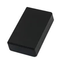 Uxcell, черная пластиковая защитная коробка для проекта power 100 мм x 62 мм x 29 мм