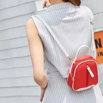 

Backpack PU Shoulder Bag For Women Teenage Girls Multi-Function Small Backpack For Female Ladies School Backpack Femininas 2019