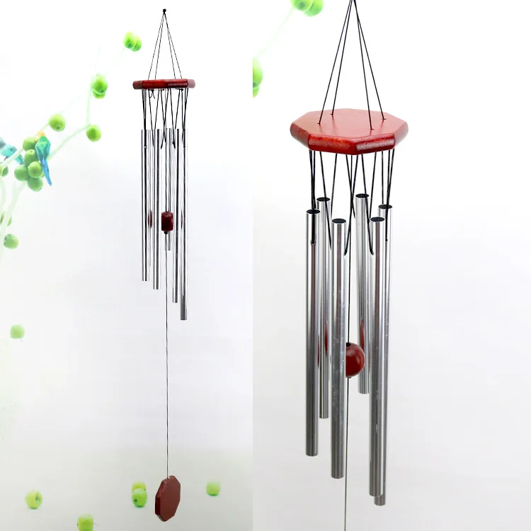 

Solid Wood Metal Wind Chime Hanging Decoration Style Home Decoration Wall Hangers Wind Chime Gift Students Teacher Gift Stores D