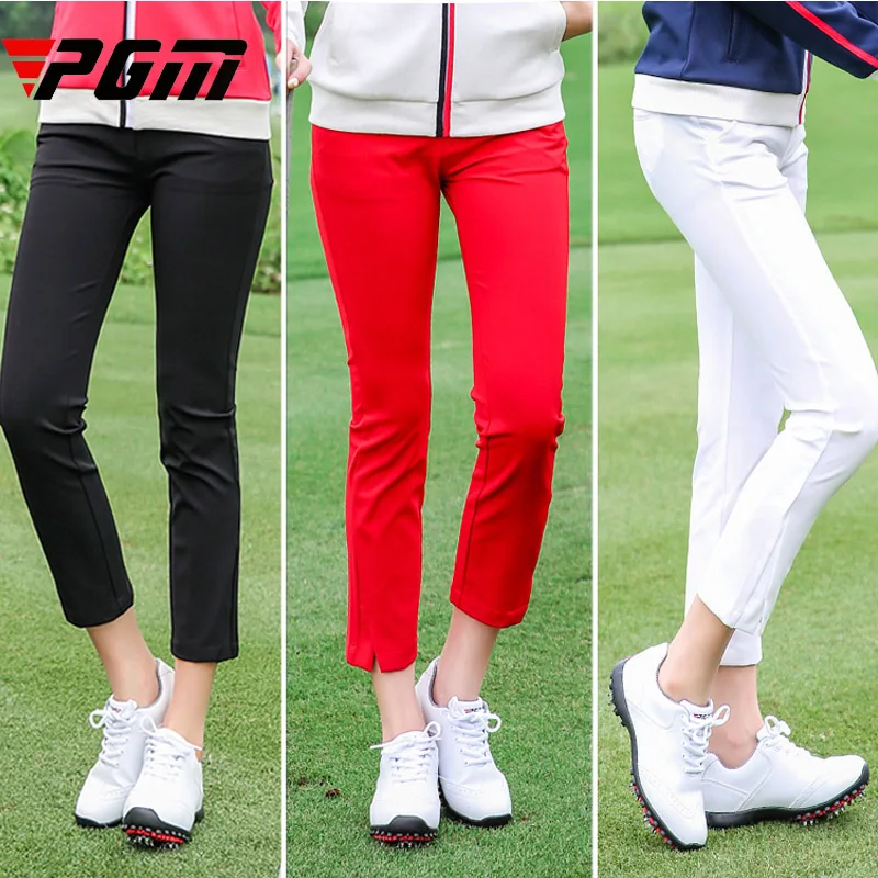 PGM Nice Golf Pants Women 9 Point Trousers Woman Golf Nine Trousers
