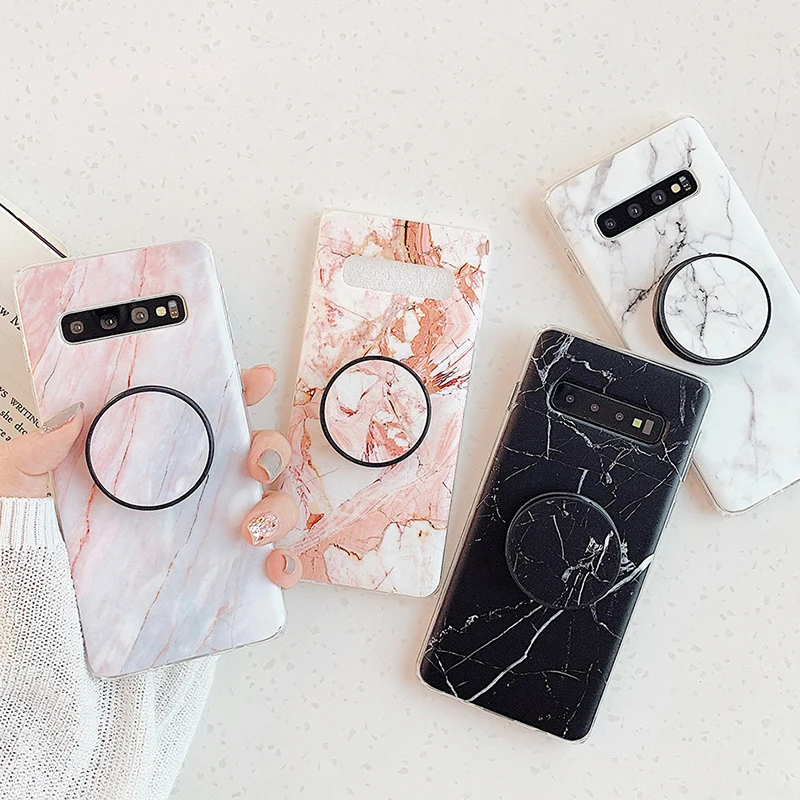 Винтажный мраморный чехол SUYACS для samsung A50 A70 S10 S8 S9 Plus S10e для huawei P20 P30 Pro Lite mate 20 Pro, мягкая задняя крышка IMD