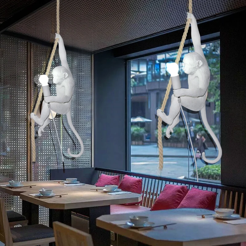 Modern-creative-design-Resin-Monkey-Loft-Style-Hemp-Rope-Pendant-Light-for-Home-Lighting-Bar-Cafe