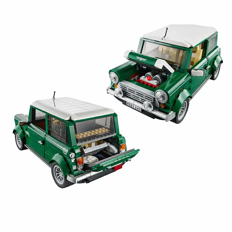 Bela 10568 серия создания мини купер MK VII модель строительные блоки 1079 шт. Кирпичи Игрушка совместимый создатель 10242