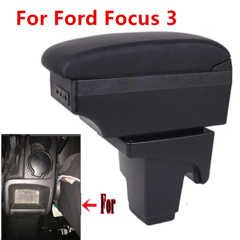Для Ford Focus 3 подлокотник коробка 2013 для FORD FOCUS3 автомобильные аксессуары