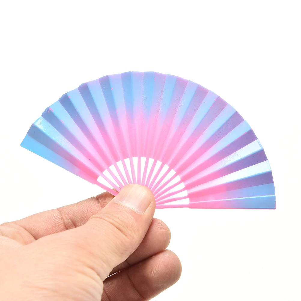 1Pcs Creative Gradient Fan for Barbies Dolls Doll House Miniature Furniture Color Random Kids Gifts | Игрушки и хобби