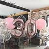 1pc 40inch Rose Gold Silver Aluminium Foil Number Balloons 0-9 Birthday Wedding Engagement Party Decor Globos Kids Ball Supplies ► Photo 3/6