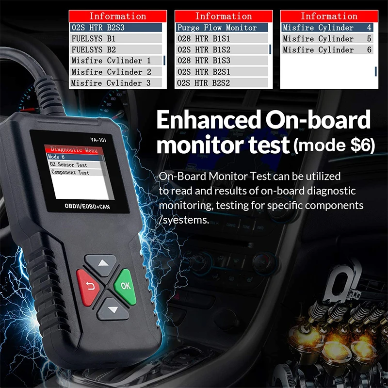 YA101 OBD2/EOBD считыватель кодов USB бесплатное обновление Авто OBD2 сканер инструмент Поддержка Графика Datastream PK Cr319 AD310 Elm327 CR300 | Автомобили и мотоциклы | АлиЭкспресс