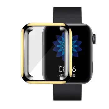 

Soft TPU Screen Protective Case for Xiaomi Smart Watch Plated Watch Screen Protector Cover for Xiaomi Smart Watch Accessories