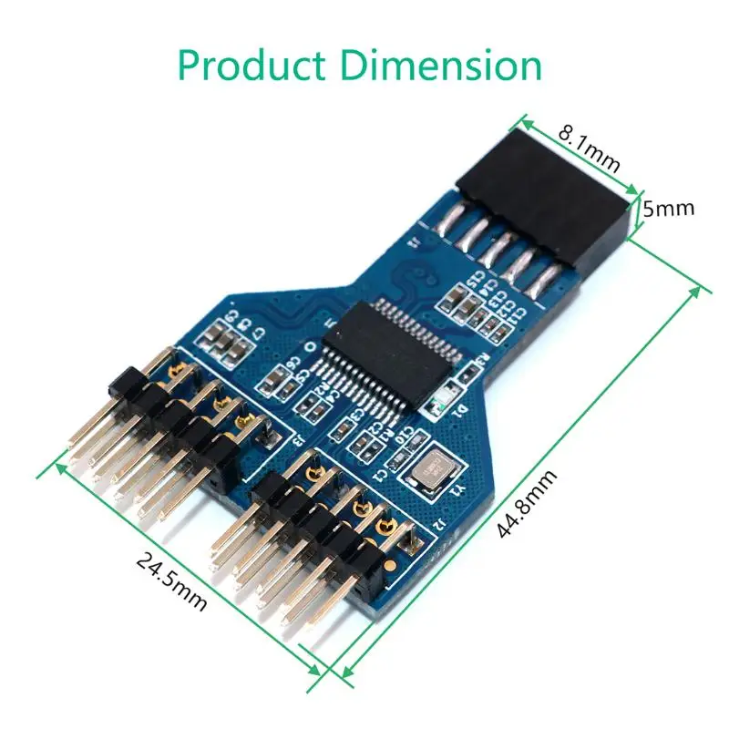 4 порта USB2.0 концентратор сплиттер экономит время и энергию для удобства с Светодиодный индикатор питания для ПК мышь клавиатура U диск