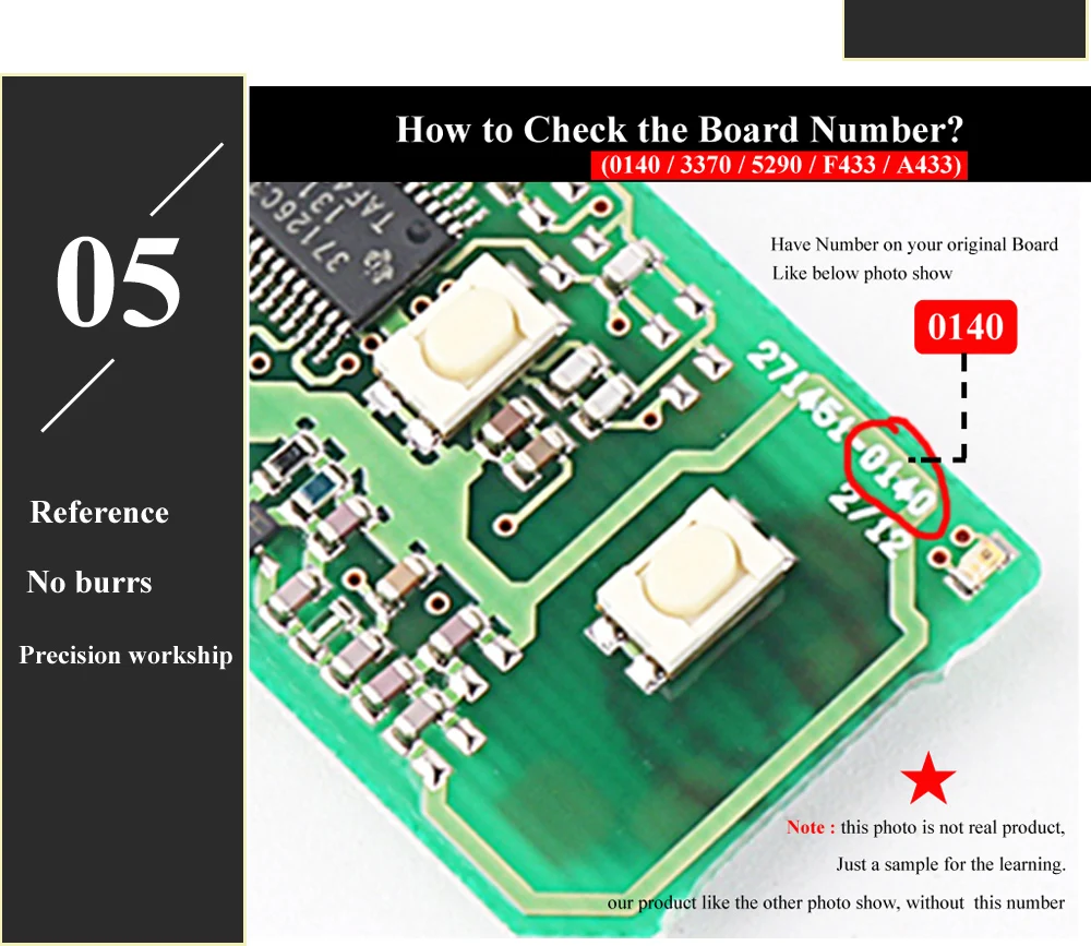 Chiave/Telecomando Per Toyota Land Cruiser Prado Camry Rav4 Pruis F433 A433 0140 3370 5290 6601 315/433mhz - Entry Toyota - H9797a0ac059343cea9bcdd0c70da0f18q