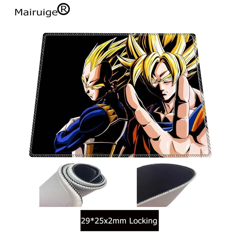 Dragon Ball Z Goku Large Gaming Mouse Pad Lock edge Mouse Mat For Laptop Computer Keyboard Pad Desk