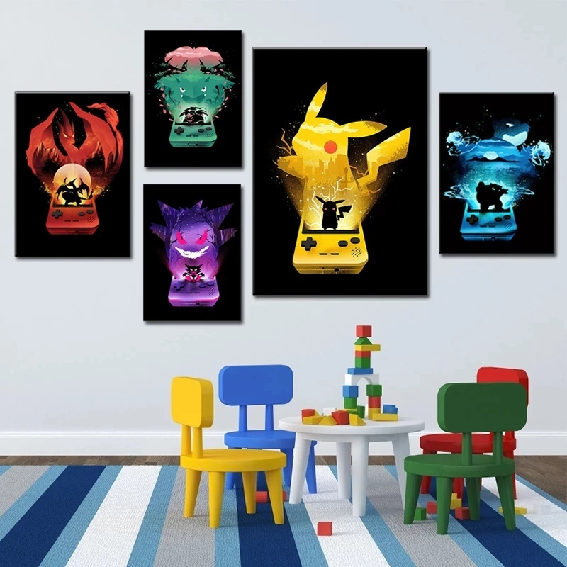 Diamond Painting Pokemon Anime 5D DIY Crystal Art Full Drill Cross Stitch Kits Mosaic Cartoon Rhinestones Embroidery Home Decor | Дом и сад