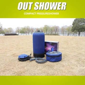 

hot sell outdoor shower bag For Outdoor Solar Hiking Camping Shower Bag Camping Folding Shower Lightweight Bathing Travel