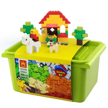 

Wange children's small particles variegated creative building blocks puzzle diy toys 8100 gift box gifts holiday gifts