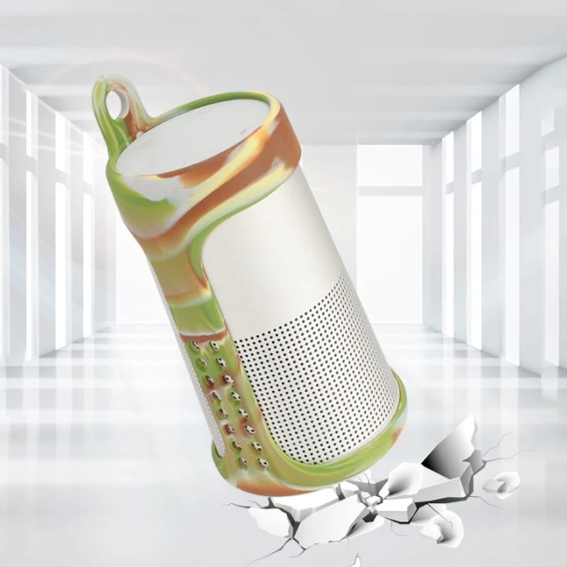 Мягкий силиконовый чехол для Soundlink Revolve Bluetooth динамик портативный защитный Противоскользящий чехол