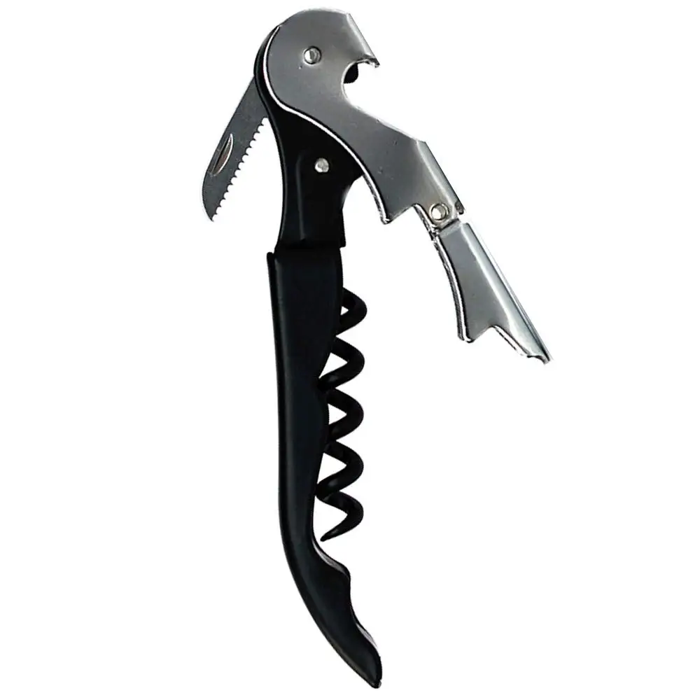 Home Kitchen Multifunction Tool 4 in 1 Bottles Jars Cans Manual Opener Bottle /& Can Opener,Waiters Corkscrew