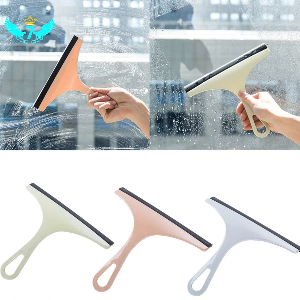 

Window Bathroom Squeegee Cleaner Shower Glass Mirror Windshield Wiper Soap Car cleaning tool plastic handle steel TON