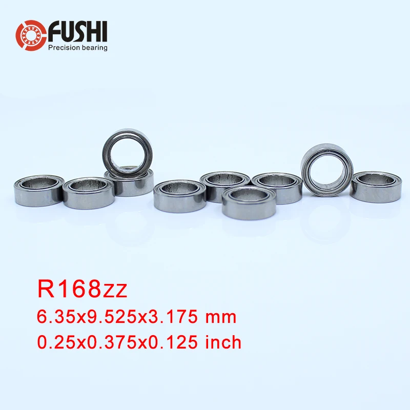 SR168ZZ Bearing Ceramic Shielded 1/4