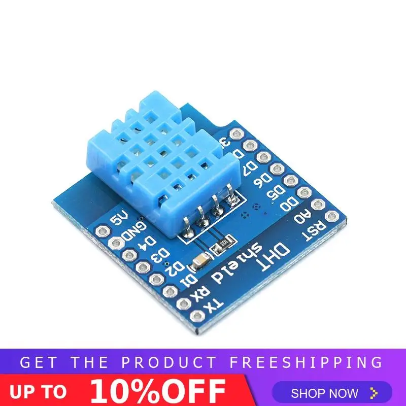 DHT щит для WEMOS D1 Мини ESP32 мини DHT11 одноавтобусный цифровой датчик температуры и влажности модуль датчик температуры wifi