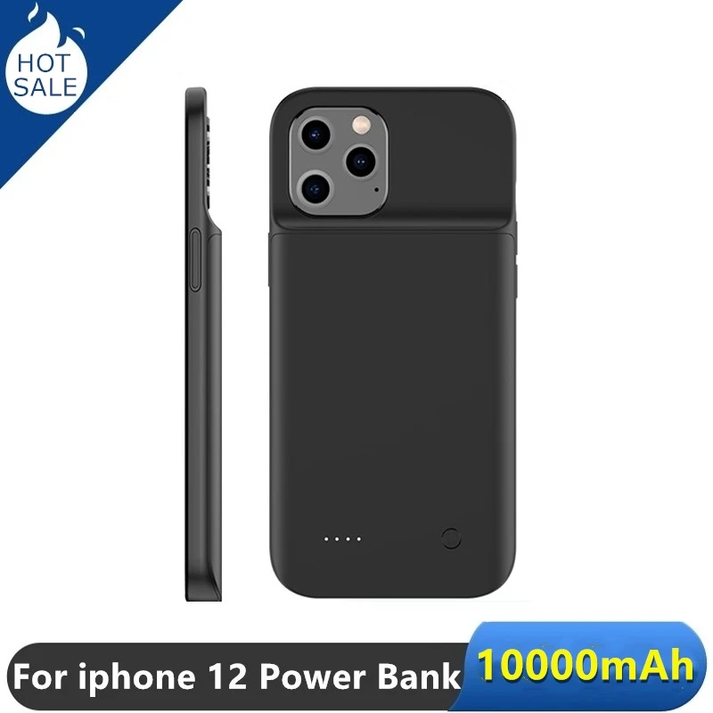 10000 мАч 12 мини-чехол для телефона iPhone Pro Max чехол внешнего аккумулятора резервный