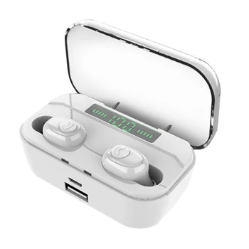 

Bluetooth Earphone Wireless Earpods High Purity with 3500mAh Charging Case One Botton Design for Phone Computer Laptops
