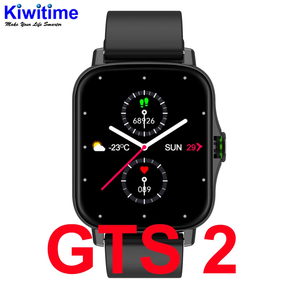 KIWITIME FM08 SmartWatch 1 69 дюймов бесконечное Экран для телефона сердечного ритма