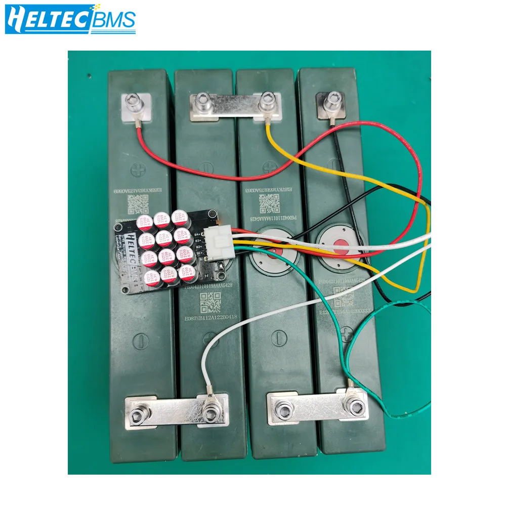 

Heltec 3S 4S 5A Active Balancer Capacitor Active Equalizer Lifepo4 Lithium Lipo Silicone Cable RV1-8 copper nose Wire connector