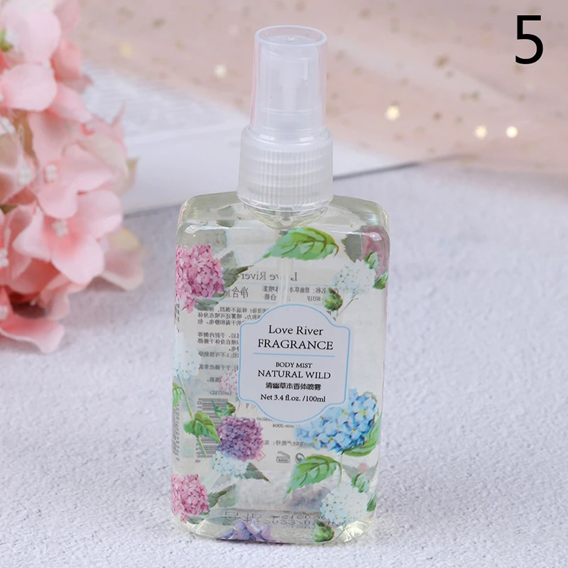 100ml Portable Travel Perfume in Bag Fragrance Body Mist Naturally Wild Fresh Scent Perfume 6 Flavors Fragrance Spray