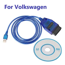VAG409.1 KKL409 VAG-COM диагностический кабель USB OBD2 II для Volkswagen Golf Jetta Lupo Passat Beetle Bora Caddy Touran сканер инструмент