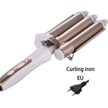 

Triple Barrel Ceramic Curling Iron Electric Hair Waver Styling Pro Hair Perm Waver Haridressing Wand Hair Styling