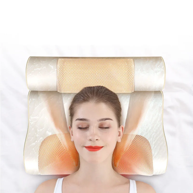 

Heating Multi-Function Shoulder Massage Pillow Kneading Electric shiatsu Cervical Massager Neck Massage Pillow Helath Care Relax
