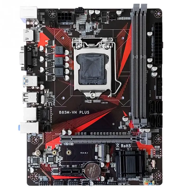 B85M VH игровой HDMI аксессуары для настольных ПК PCI e SATA3.0 высокоскоростной компьютер