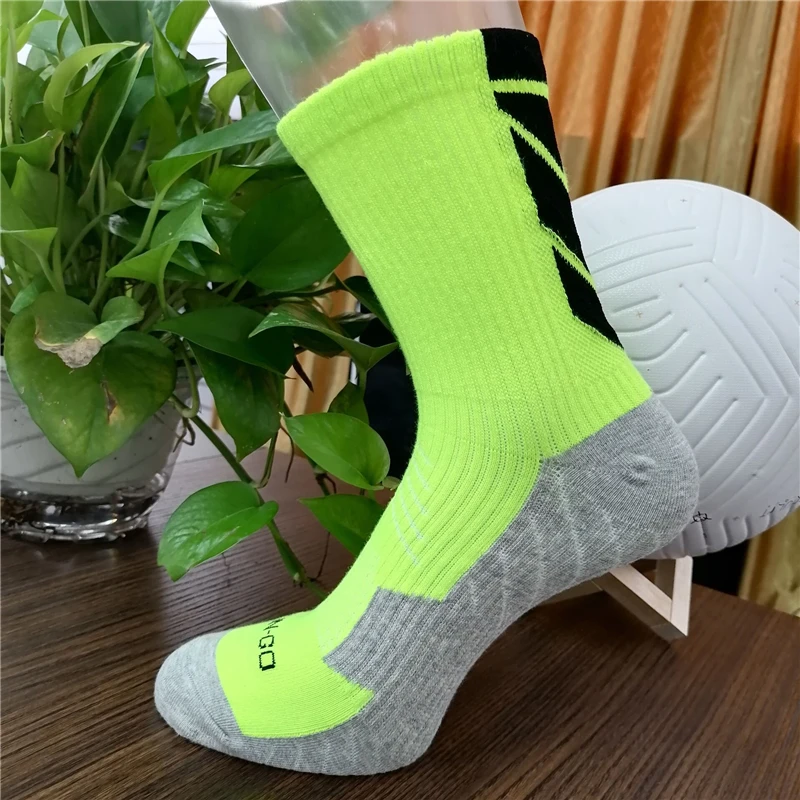 New Sports Anti Slip Soccer Socks Cotton Football Men Socks Women Baseball Rugby Socks