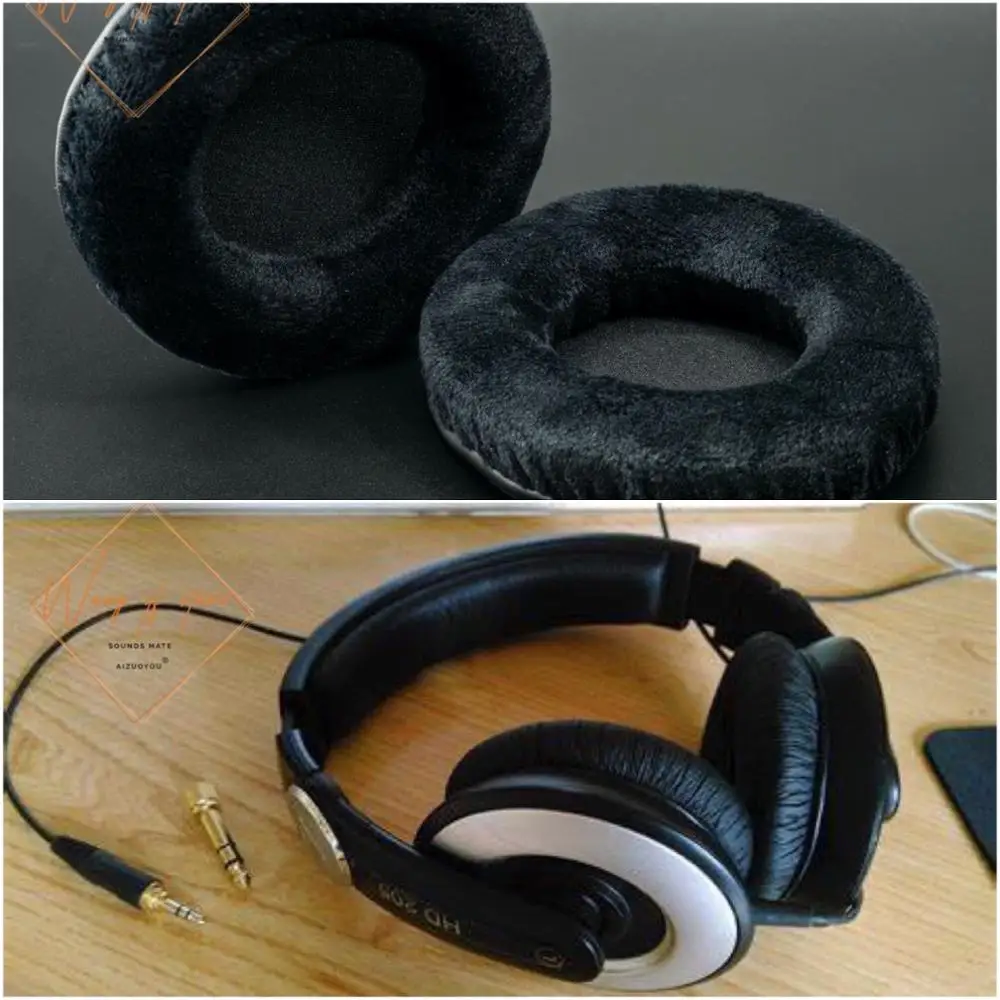 Thick Velour Velvet Ear Pads Cushion For Sennheiser HD 205 Headphone Perfect Quality Not Cheap Version
