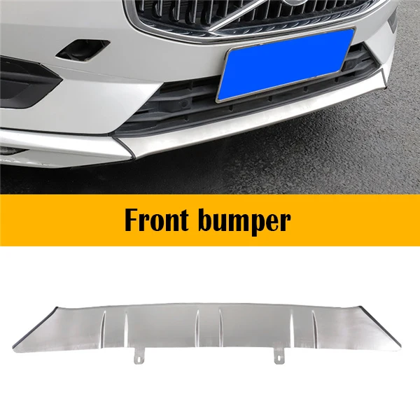 Front+ Rear Bumper For VOLVO XC60 2018 2019 2020 2021 Diffuser Guard
