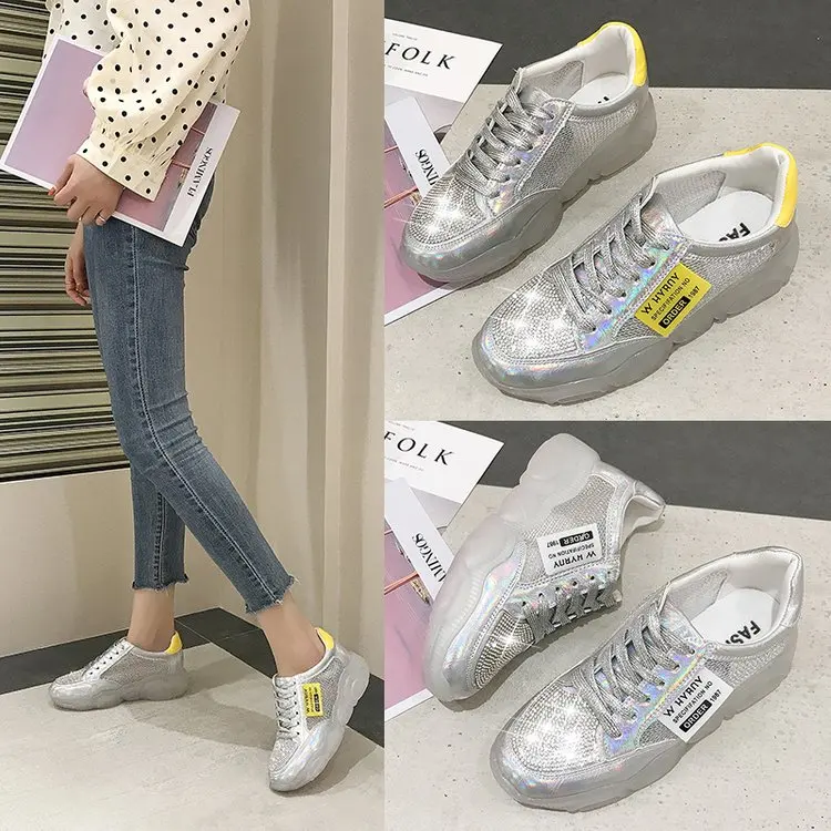 

2019 Summer New Style Colorful Breathable WOMEN'S Shoes Breathable Bear Mesh Shoes Korean-style Versatile Online Celebrity White