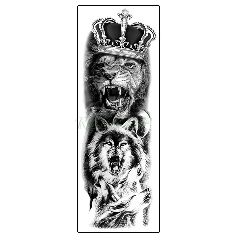 roaring lion tattoo sketch