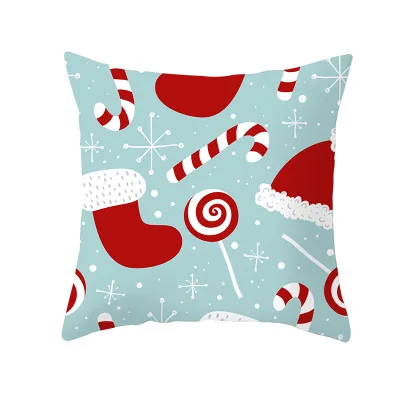 ZENGIA Christmas Throw Pillows Merry Christmas Cushion Covers Decorative Pillows for Sofa Christmas Decorations Home Pillowcase