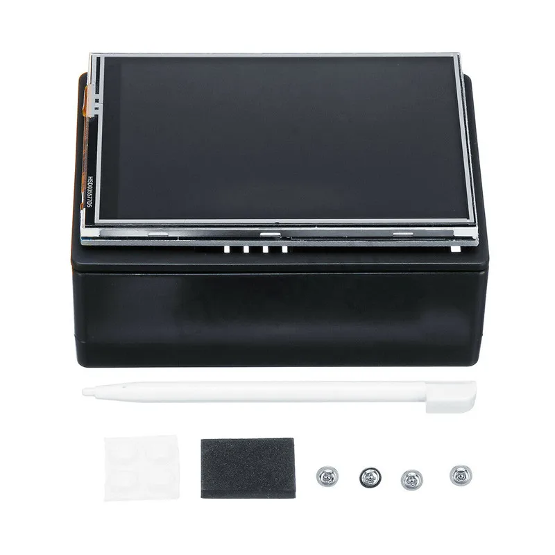 3," сенсорный экран 320*480 ЖК-модуль+ чехол+ вентилятор для TFT Raspberry Pi 3B 2B