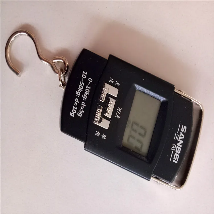 Hot Sales New Style Luggage Small Hook Weighing Outdoor Portable Fishing Gear 50kg Portable Scales Gift Electronic Hanging Scale