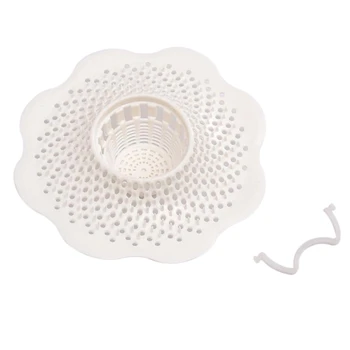 

Hot Household Ultra-thin Drain Detachable Kitchen Sink Strainer With Small Handle PVC Plug Core For Kitchen Home Improvement
