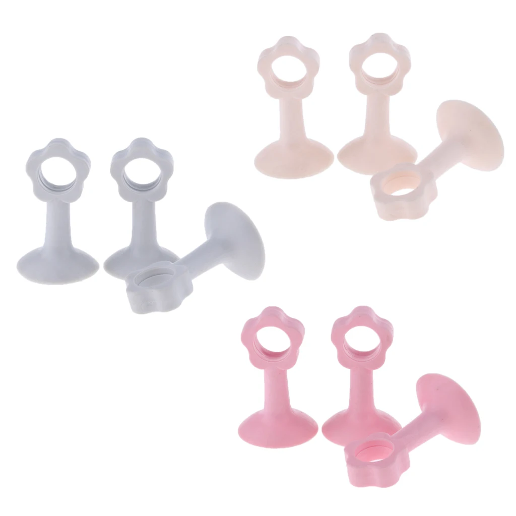 Pack of 3 Silicone Door Crash Pads Stopper, Mute Suction Handle Knob Anti-Collision, Doorknob Bumper Wall Protector
