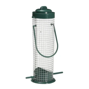 

Bird Feeder Iron Wire Style Outdoor Pet Bird Seeds Food Feeder Garden Snacks Bucket Holder Bird Feeding Station