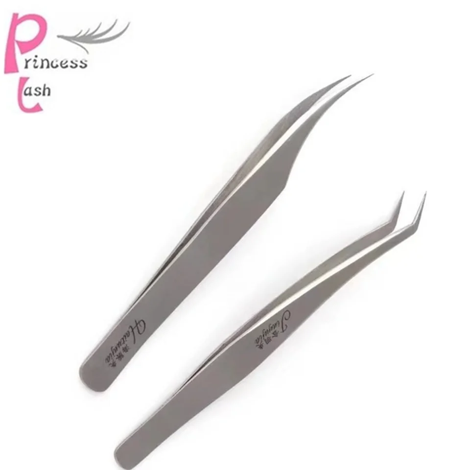 Новые ресницы нержавеющая сталь tweezers Высокое качество ультра тонкий наконечник пинцет наращивание ресниц Инструмент