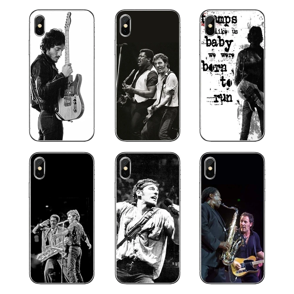 Bruce Springsteen born to run Ring Holder For iPod Touch iPhone 4 4S 5 5S 5C SE 6 6S 7 8 X XR XS Plus MAX Transparent Soft Cover | Мобильные