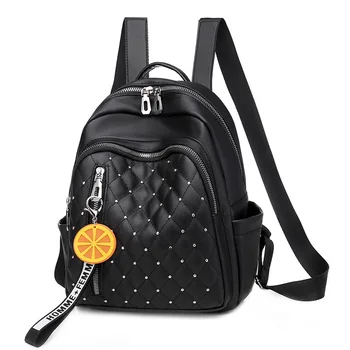 

2020 New Casual Backpack Women PU Leather Fashion Large Capacity Travel Bag