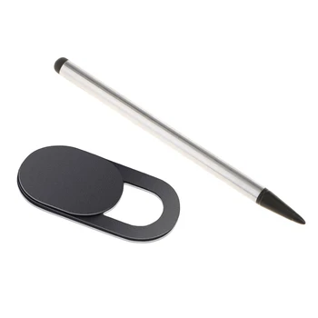 

Webcam Camera Cover Slider Stick+Touch Screen Stylus Pens for Phone Tablet