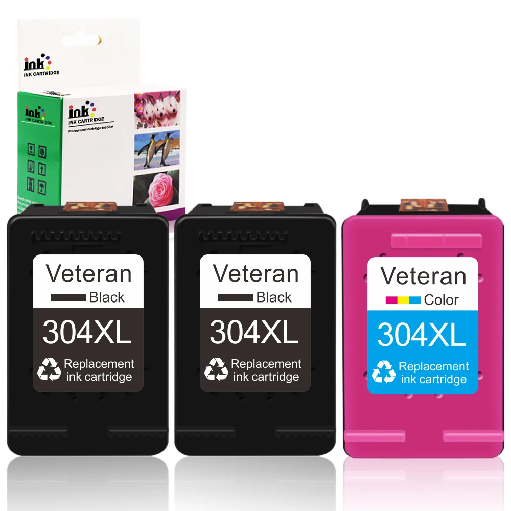 Чернила Veteran 304XL для картриджа hp 304 xl deskjet envy 2620 2630 2632 5030 5020 5032 3720 3730 5010 | Компьютеры и